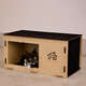 Arranhador Fábrica Pet Cat Box Preto