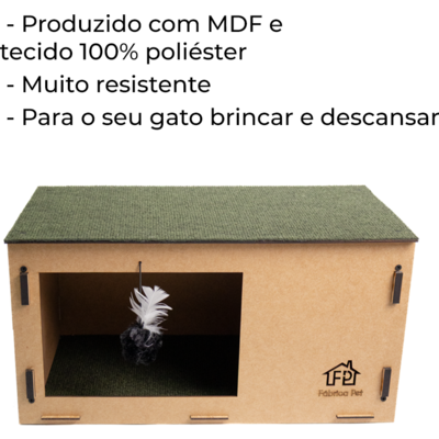 Arranhador Fábrica Pet Cat Box Verde