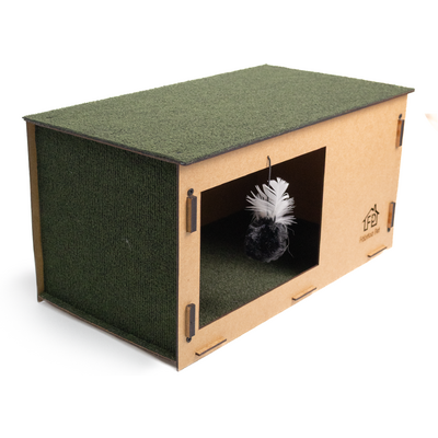 Arranhador Fábrica Pet Cat Box Verde