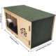 Arranhador Fábrica Pet Cat Box Verde
