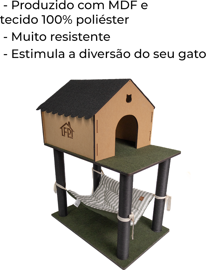 Arranhador Fábrica Pet Cat Home - Tam. Único
