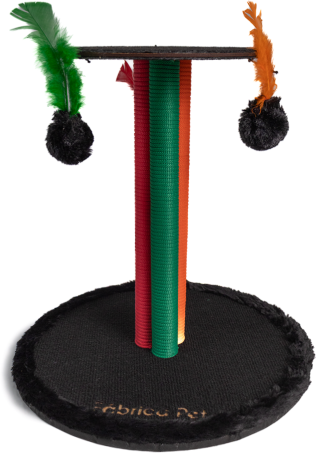Arranhador Fábrica Pet Torre Tripla Verde - Tam. Único