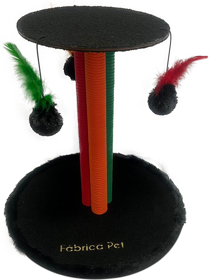 Arranhador Fábrica Pet Torre Tripla Verde - Tam. Único