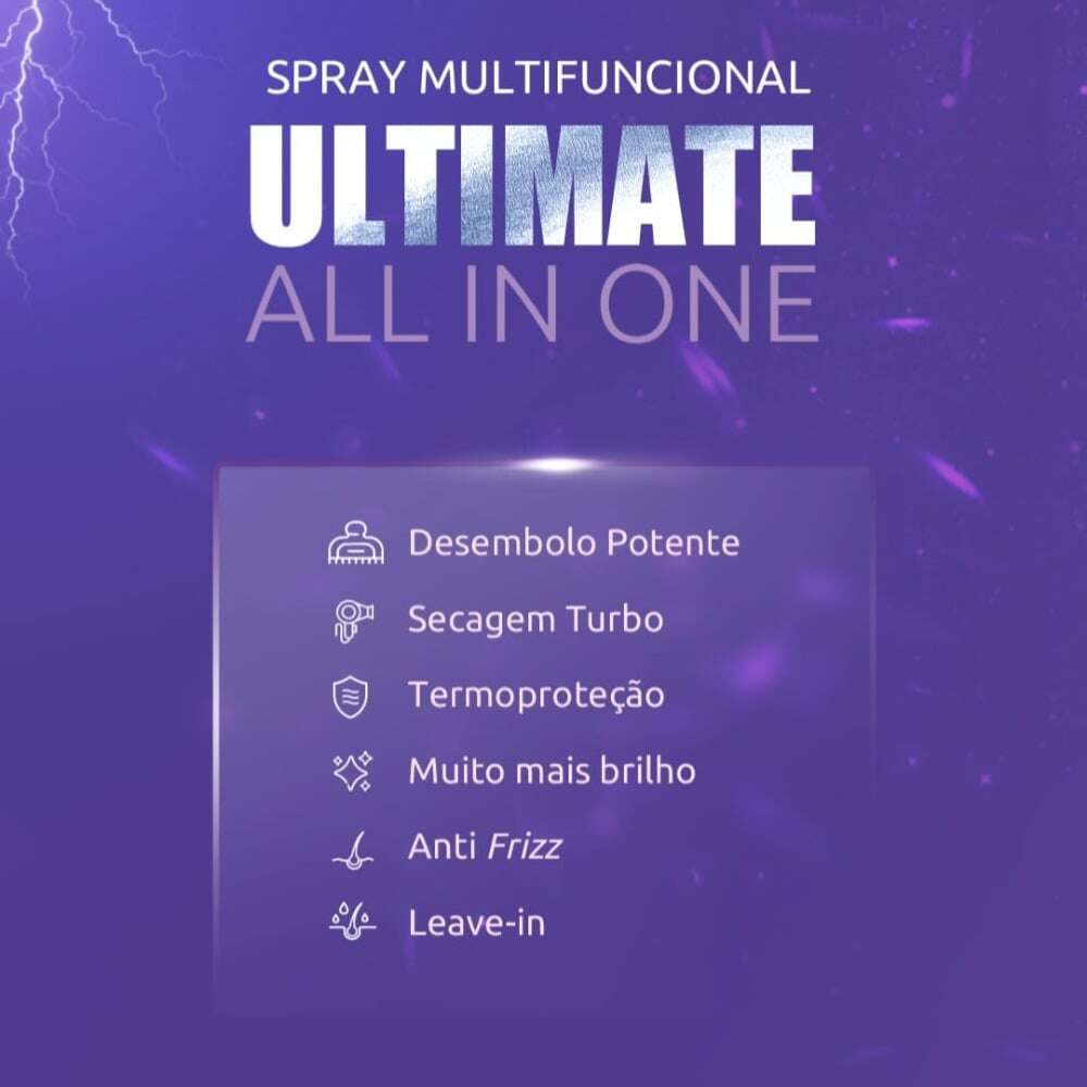 Leave-in Hydra Groomers Spray Multifuncional Ultimate All In One para Cães e Gatos - 500 mL