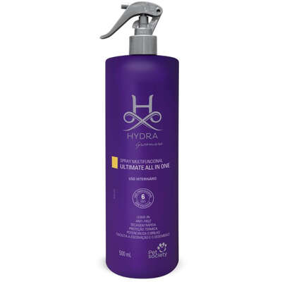 Leave-in Hydra Groomers Spray Multifuncional Ultimate All In One para Cães e Gatos