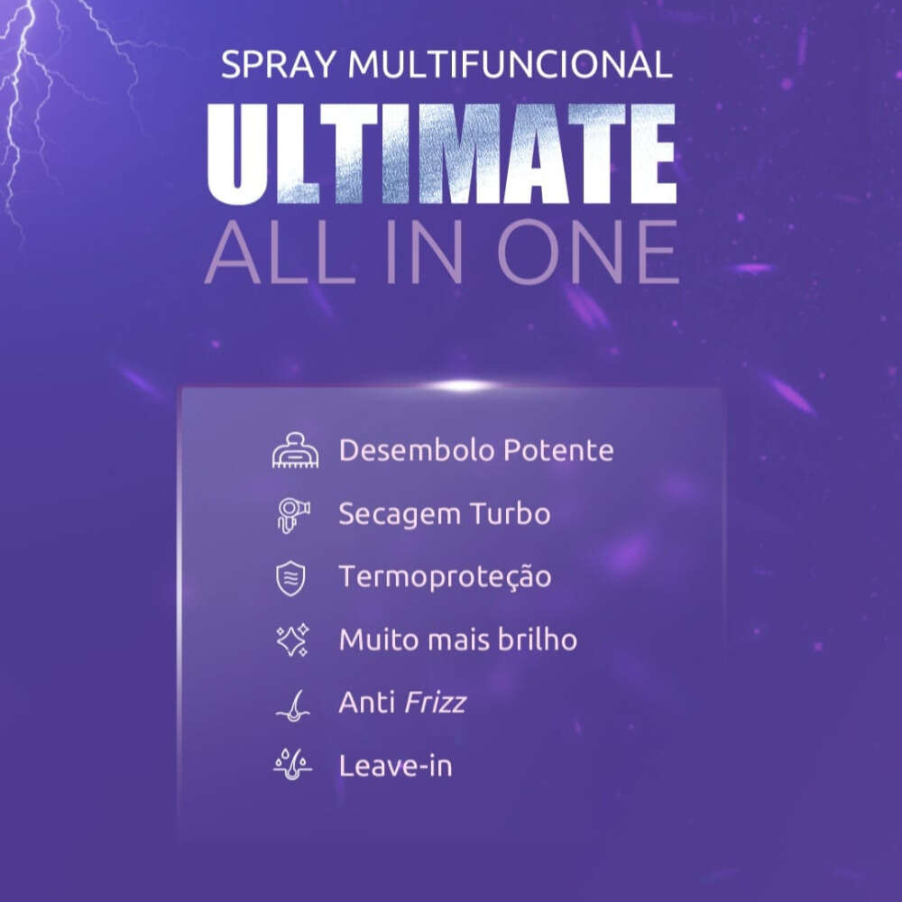 Leave-in Hydra Groomers Spray Multifuncional Ultimate All In One para Cães e Gatos - 500 mL