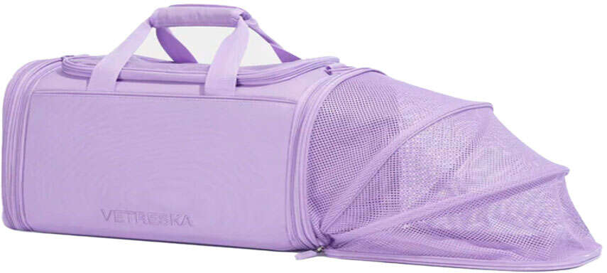Bolsa de Transporte Vetreska Violeta para Cães e Gatos - Tam. Único