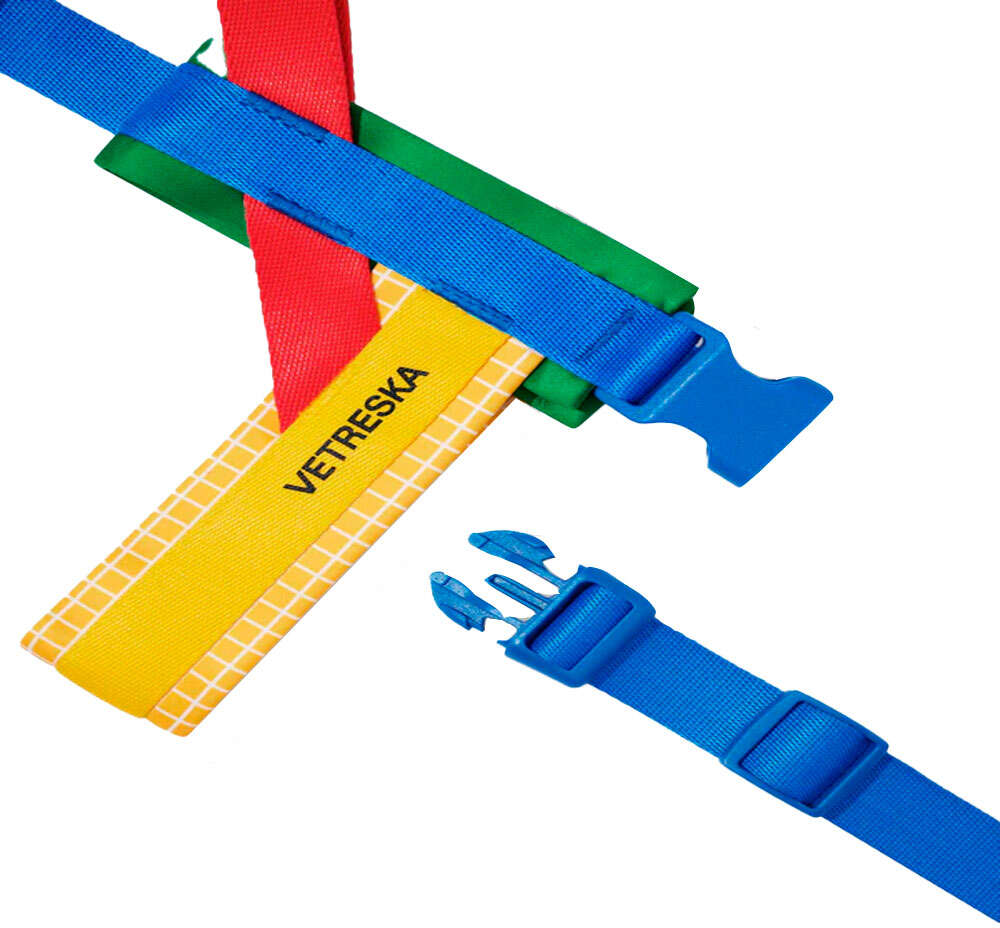 Conjunto Peitoral e Guia Vetreska Chroma Amarelo para Cães - Tam. M