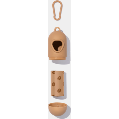 “Kit Cata Caca Vetreska Aroma de Café Dispenser com Saquinhos Higiênicos Biodegradáveis