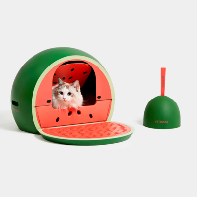Caixa de Areia para gatos Vetreska Melancia