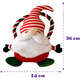 Brinquedo Pelúcia Savana Pet Papai Noel com Corda Branco para Cães