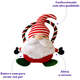 Brinquedo Pelúcia Savana Pet Papai Noel com Corda Branco para Cães