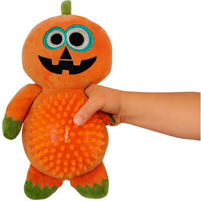 Brinquedo Pelúcia Savana Pet Abóbora com Mordedor GD para Cães