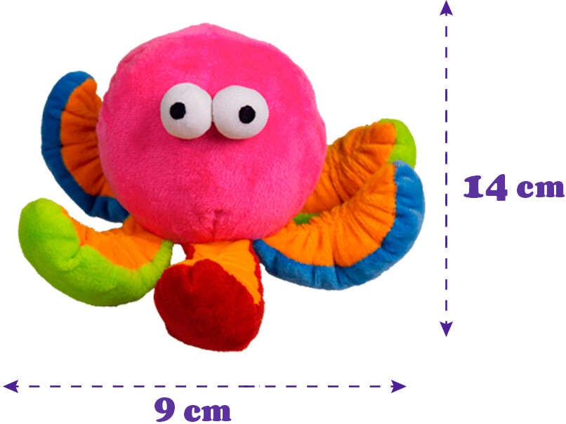 Brinquedo Pelúcia Savana Pet Polvo Colorido para Cães - Tam. Único