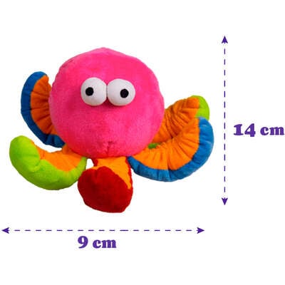 Brinquedo Pelúcia Savana Pet Polvo Colorido para Cães