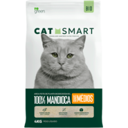 Granulado Sanitário Cat Smart Bio Grãos Médios para Gatos - 4Kg