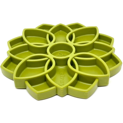 Comedouro Lento SodaPup Mandala Verde Claro para Cães