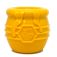 Comedouro Lento Sodapup Pote de Mel Amarelo para Cães - Tam. Único