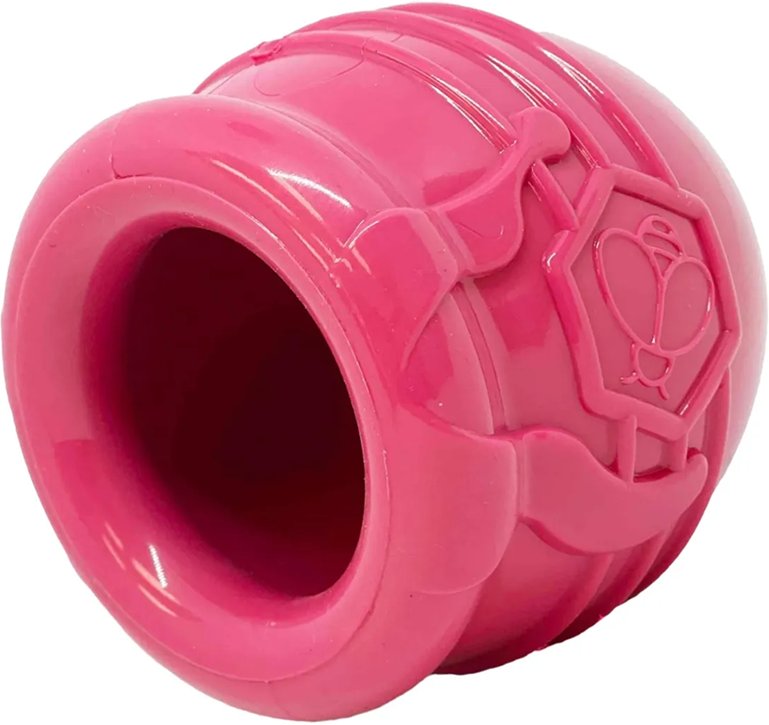 Comedouro Lento Sodapup Pote de Mel Rosa para Cães - Tam. Único