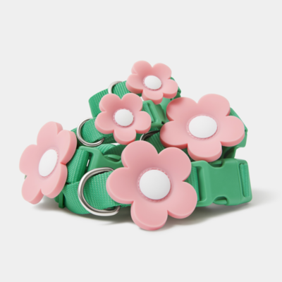 Kit de passeio Vetreska Flora com peitoral, mochila e guia para Cães