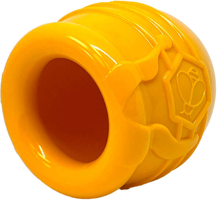 Comedouro Lento Sodapup Pote de Mel Amarelo para Cães - Tam. Único