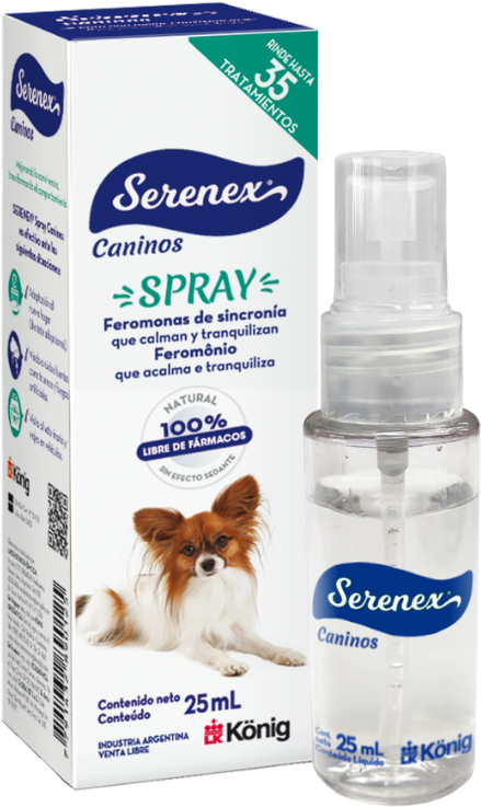 Spray König Serenex Caninos para Cães - 25 mL