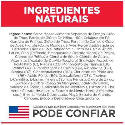 Ração Seca Hill's Science Diet Indoor para Gatos Adultos Castrados