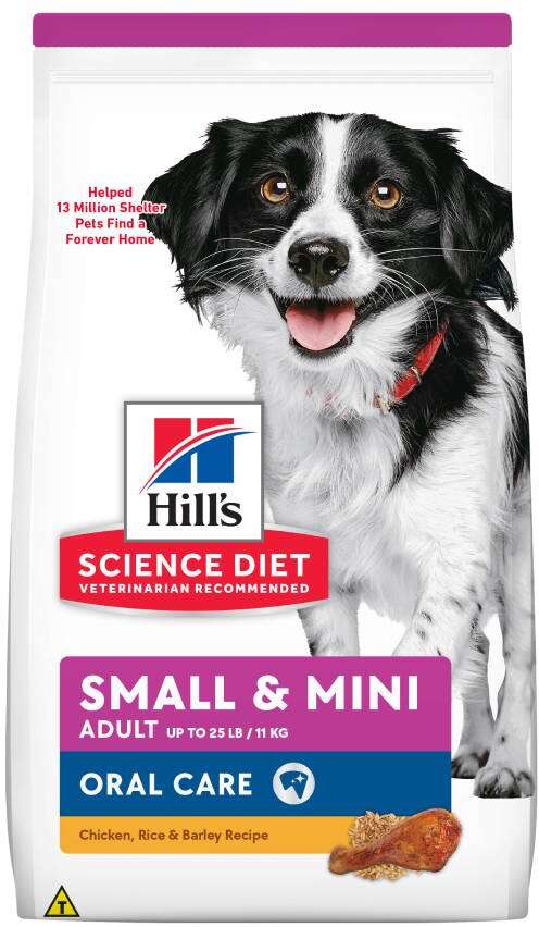 Ração Seca Hill's Science Diet Saúde Dental Frango para Cães Adultos Porte Pequeno e Mini - 1,81Kg