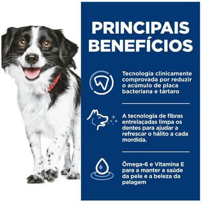 Ração Seca Hill's Science Diet Saúde Dental Frango para Cães Adultos Porte Pequeno e Mini