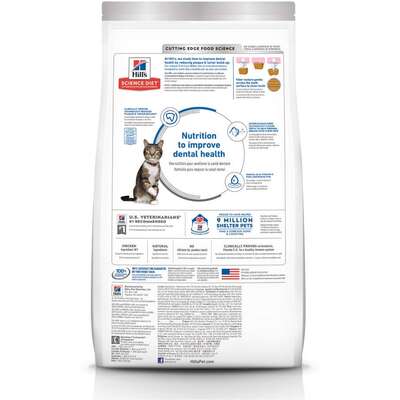 Ração Seca Hill's Science Diet Saúde Dental Frango para Gatos Adultos