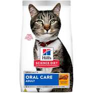 Ração Seca Hill's Science Diet Saúde Dental Frango para Gatos Adultos - 1,5Kg