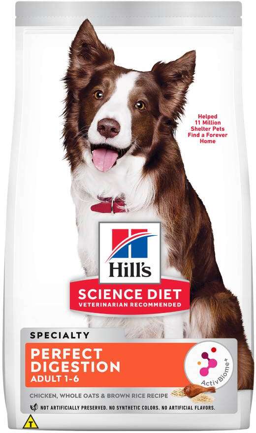 Ração Seca Hill's Science Diet Digestão Perfeita Frango para Cães Adultos - 1,5Kg