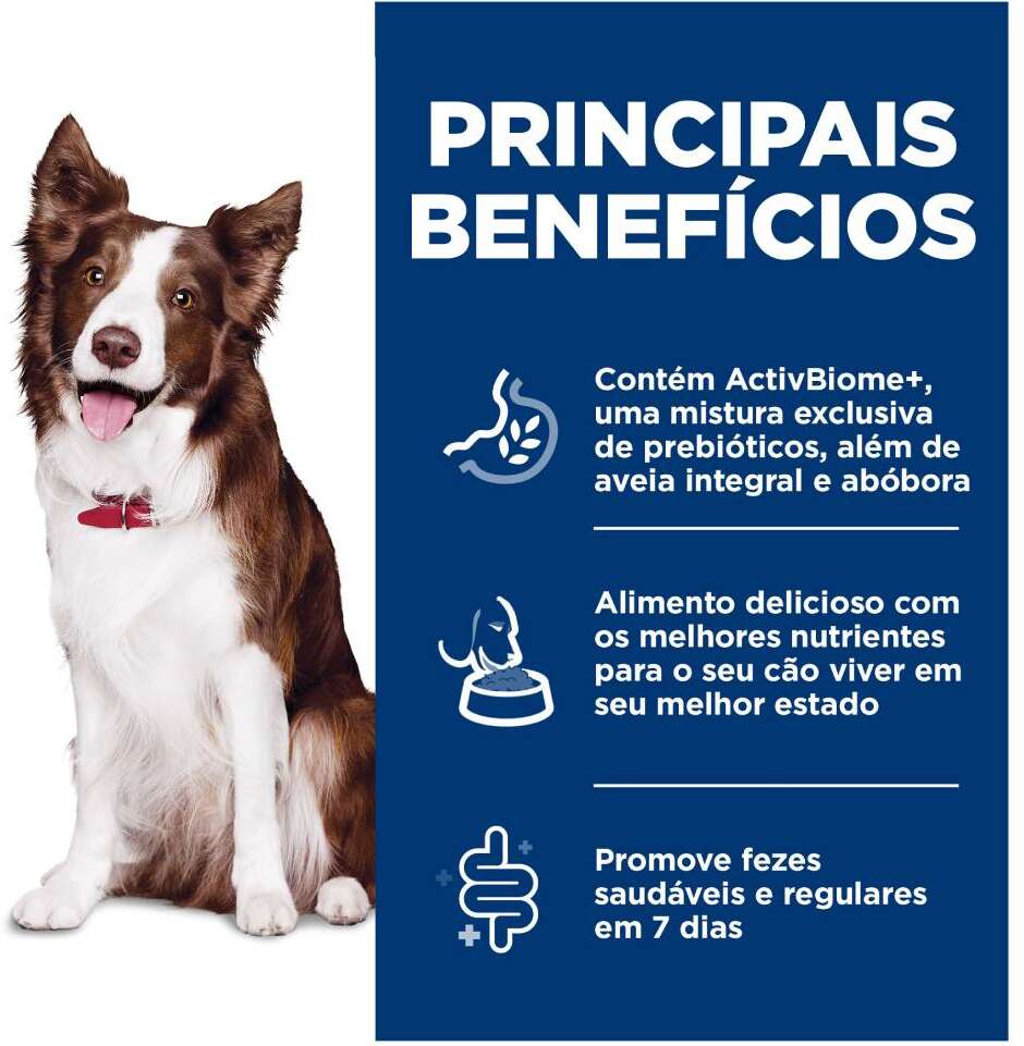 Ração Seca Hill's Science Diet Digestão Perfeita Frango para Cães Adultos - 1,5Kg