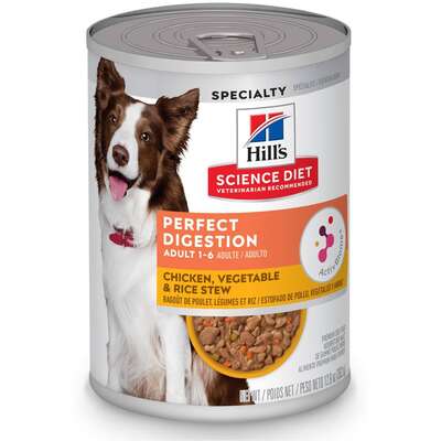 “Ração Úmida Hill's Science Diet Digestão Perfeita Frango e Vegetais para Cães Adultos”