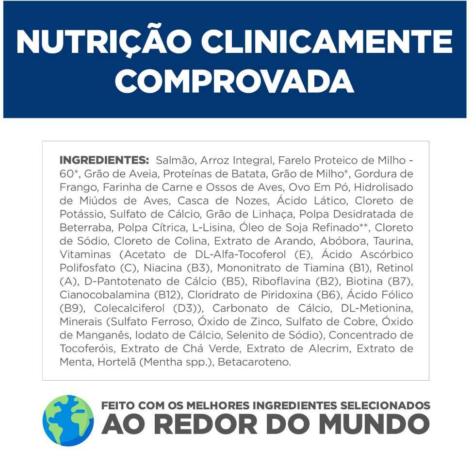 Ração Seca Hill's Science Diet Digestão Perfeita Salmão para Gatos Adultos - 1,5Kg
