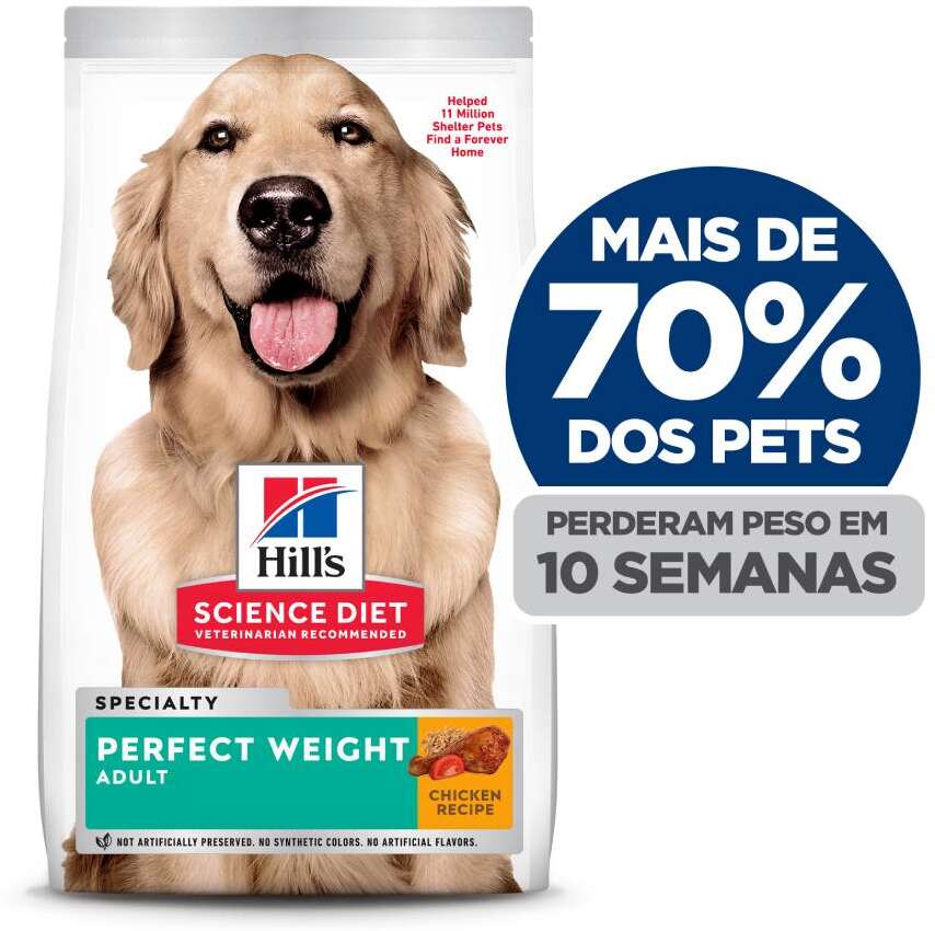 Ração Seca Hill's Science Diet Peso Perfeito para Cães Adultos - 1,81Kg