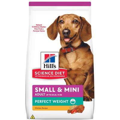 Ração Seca Hill's Science Diet Peso Perfeito Frango para Cães Adultos Porte Pequeno e Mini