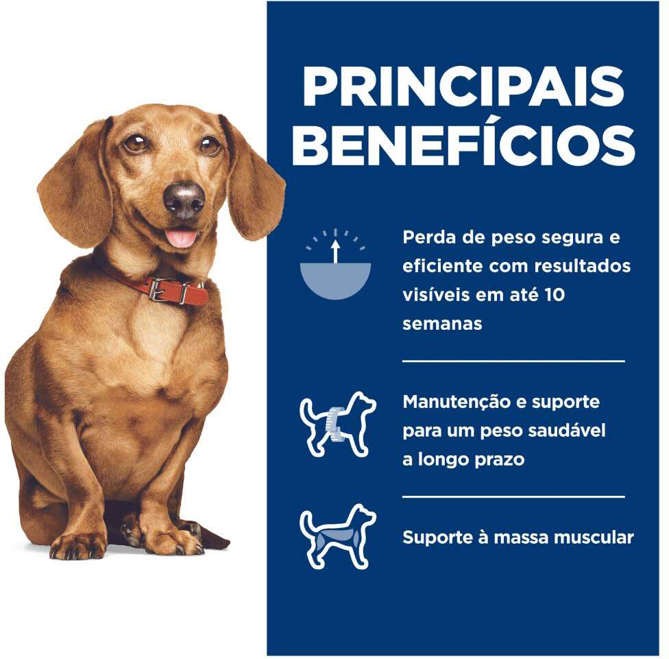 Ração Seca Hill's Science Diet Peso Perfeito Frango para Cães Adultos Porte Pequeno e Mini - 1,81Kg