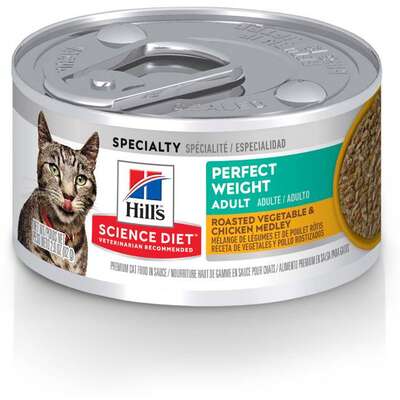 Ração Úmida Hill's Science Diet Peso Perfeito Frango para Gatos Adultos