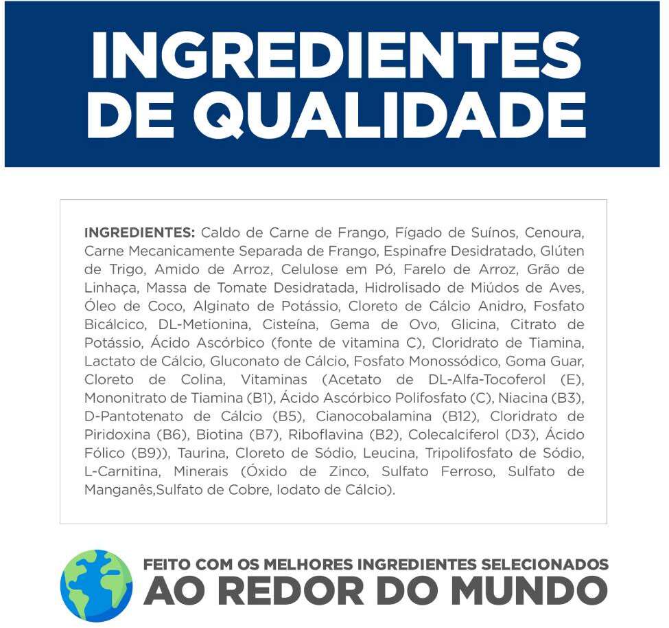 Ração Úmida Hill's Science Diet Peso Perfeito Frango para Gatos Adultos - 82 g