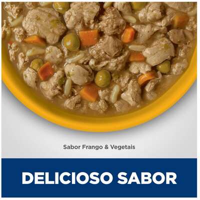 Ração Úmida Hill's Science Diet Peso Perfeito Frango e Vegetais para Cães Adultos
