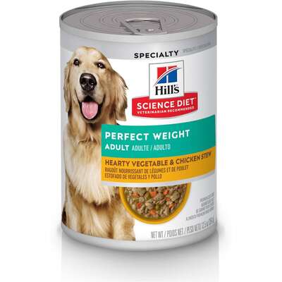 Ração Úmida Hill's Science Diet Peso Perfeito Frango e Vegetais para Cães Adultos