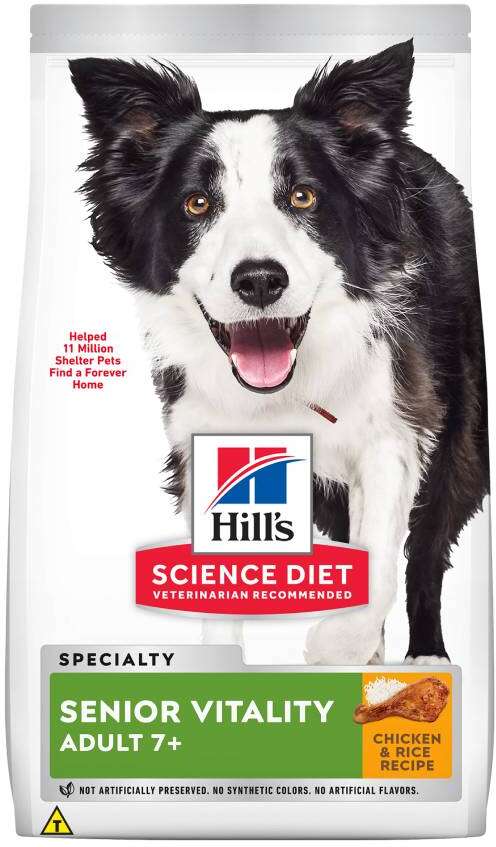 Ração Seca Hill's Science Diet Vitalidade Sênior Frango para Cães Idosos - 1,5Kg