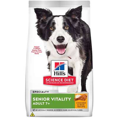 Ração Seca Hill's Science Diet Vitalidade Sênior Frango para Cães Idosos