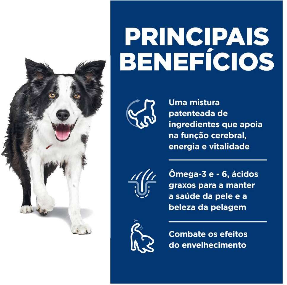 Ração Seca Hill's Science Diet Vitalidade Sênior Frango para Cães Idosos - 1,5Kg