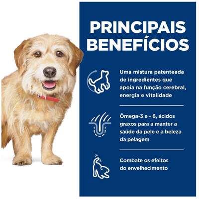 Ração Seca Hill's Science Diet Vitalidade Sênior Frango para Cães Idosos Porte Pequeno e Mini