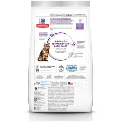 Ração Seca Hill's Science Diet Pele Sensível Frango para Gatos Adultos