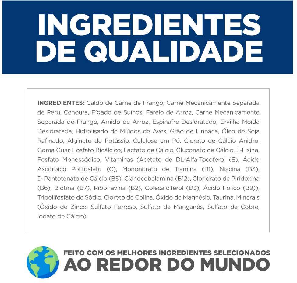 Ração Úmida Hill's Science Diet Pele Sensível Frango e Vegetais para Gatos Adultos - 82 g