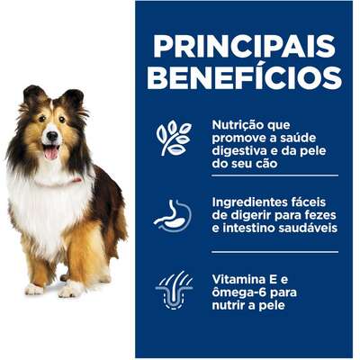 Ração Úmida Hill's Science Diet Pele Sensível Peru e Arroz para Cães Adultos