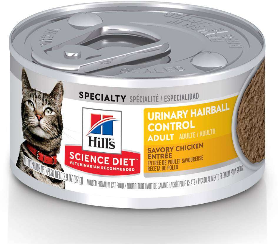 Ração Úmida Hill's Science Diet Cuidado Urinário e Bolas de Pelo Frango para Gatos Adultos - 82 g